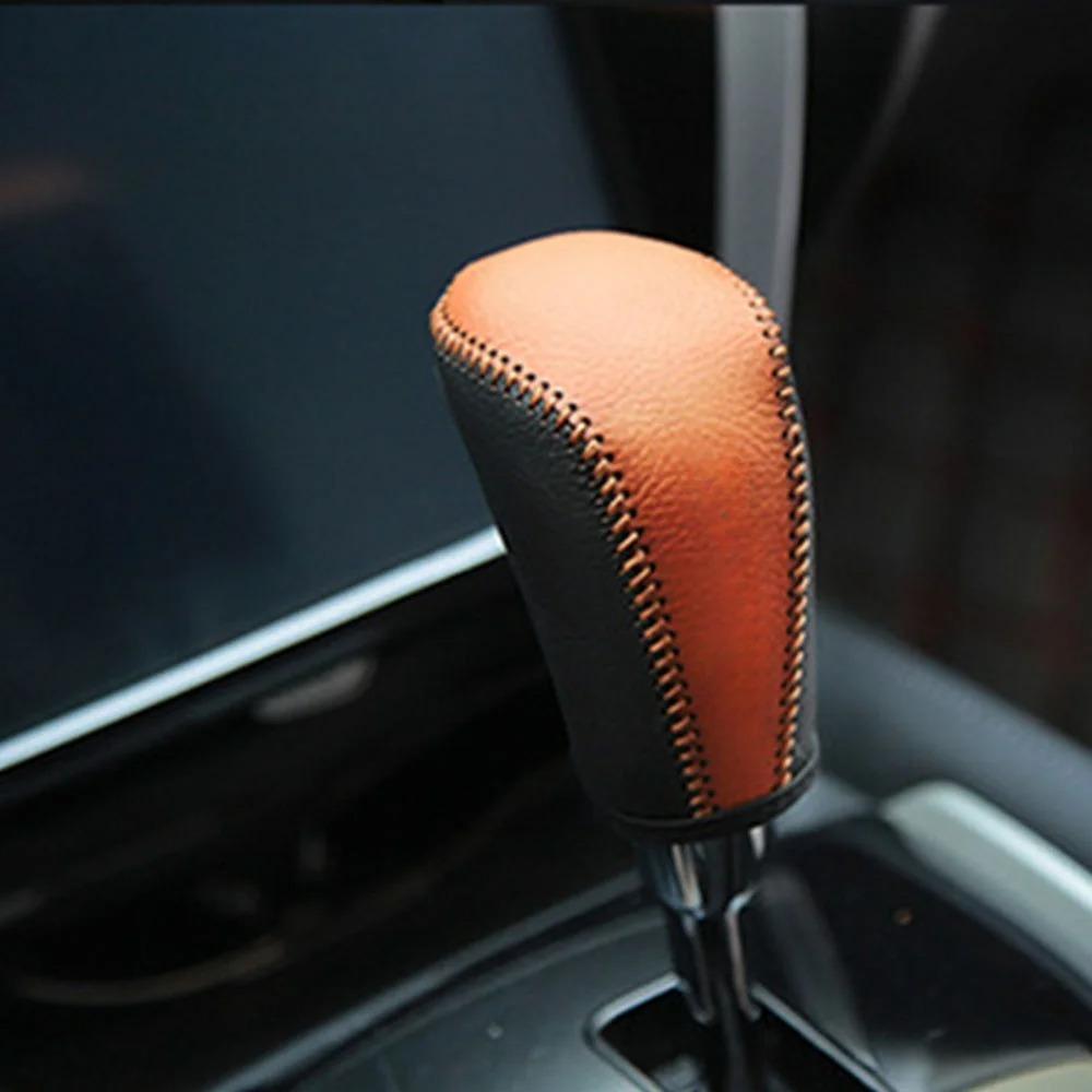 

Для Nissan Qashqai J11 2016-2025 X-Trail T32 2014-2025 АКПП Автомобильный Кожаный Чехол-Окантовка на Ручку КПП Аксессуары для Интерьера