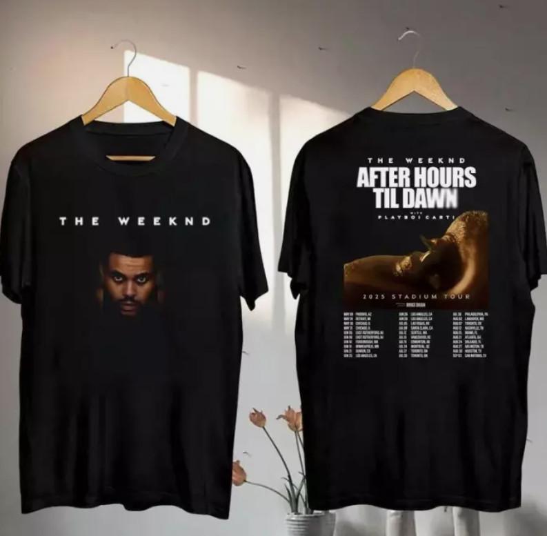 2026 The Weeknd After Hours Til Dawn Tour Shirt The Weeknd Concert 2026 T-shirt S