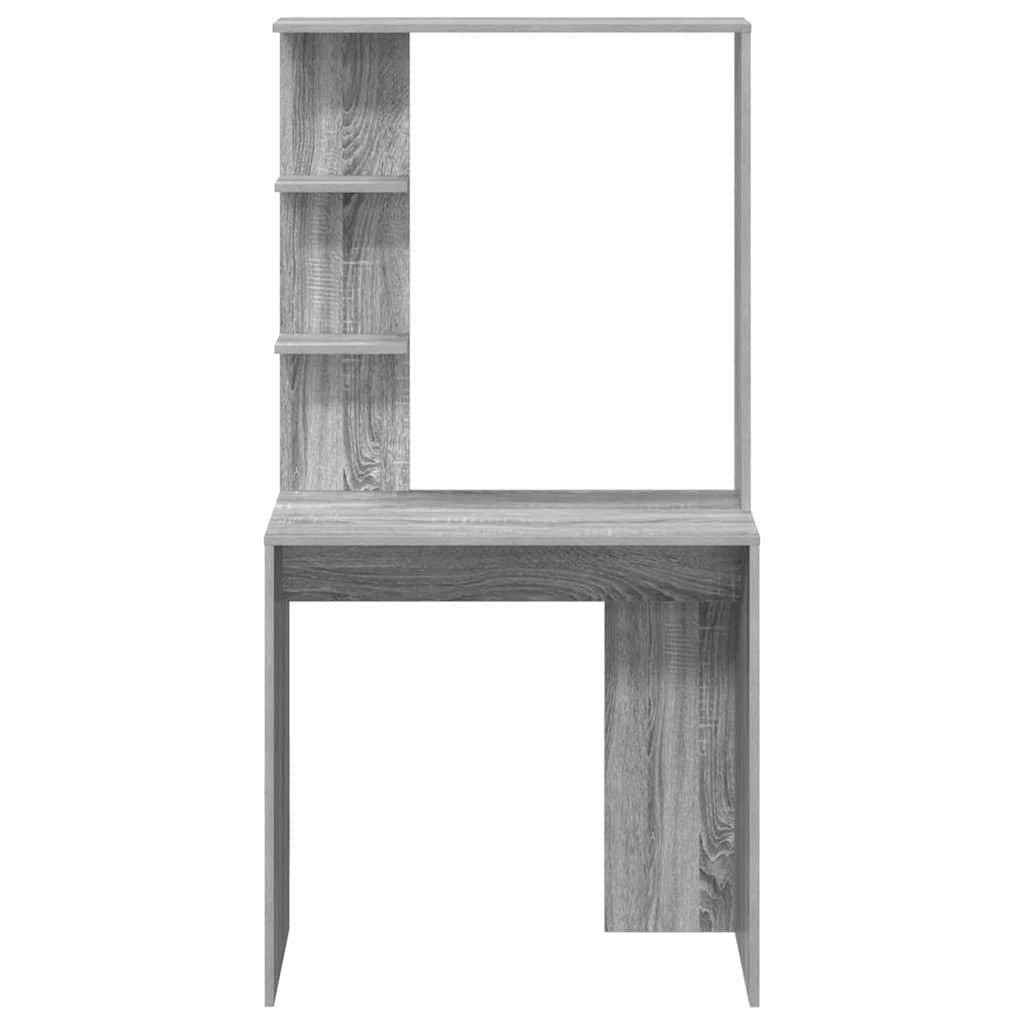 Desk in Grey Sonoma 78.5 x 37 x 154.5 cm Engineered Wood