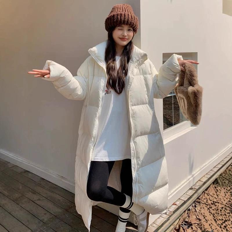 Long Parkas Fashion Winter Jacket Women Casual Thick Down Cotton Winter Puffer Coat Windproof Warm Quilted Outwear