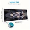 Uchiha Sasuke Mouse Pad, Large Gaming Desk Mat, Non-slip XXL Mousepad for Laptop & Tablet, Mini PC Playmat with Stitched Edges