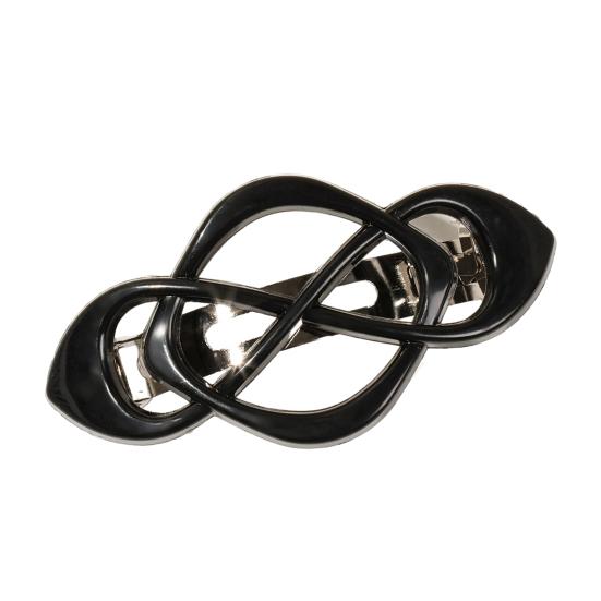 Vintage Französische Haarspange Chinesische Knotenform Metallfeder Haarnadel Rutschfest Starker Halt Hinterkopf Haarspange Haaraccessoires