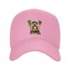 Custom Yorkshire Terrier Baseball Cap for Unisex Women Adjustable Yorkie Dog Dad Hat Outdoor Snapback Hats