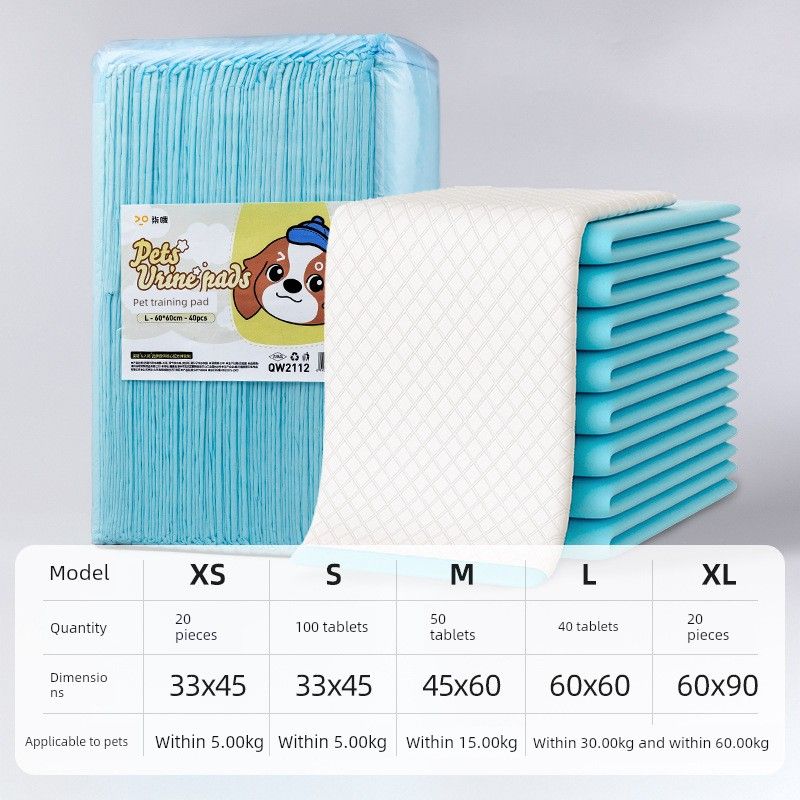 

Пеленки для мочи собак Подгузники Товары для питомцев Туалет Дезодорант Гидрофильная пеленка Детские подгузники Утолщенные 100 штук Одноразовые подгузники Dog urine pad Basics XS [33*45] * 20 pieces