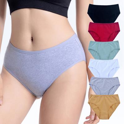 2025 Panties Plus Size Briefs Mid-waisted Women Underwear