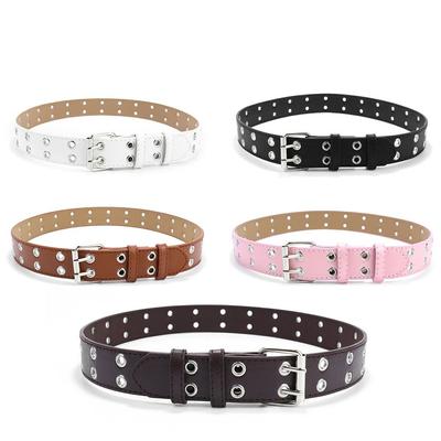 Punk Waist Strap Solid Color Waist Belts Casual Waistband  Children