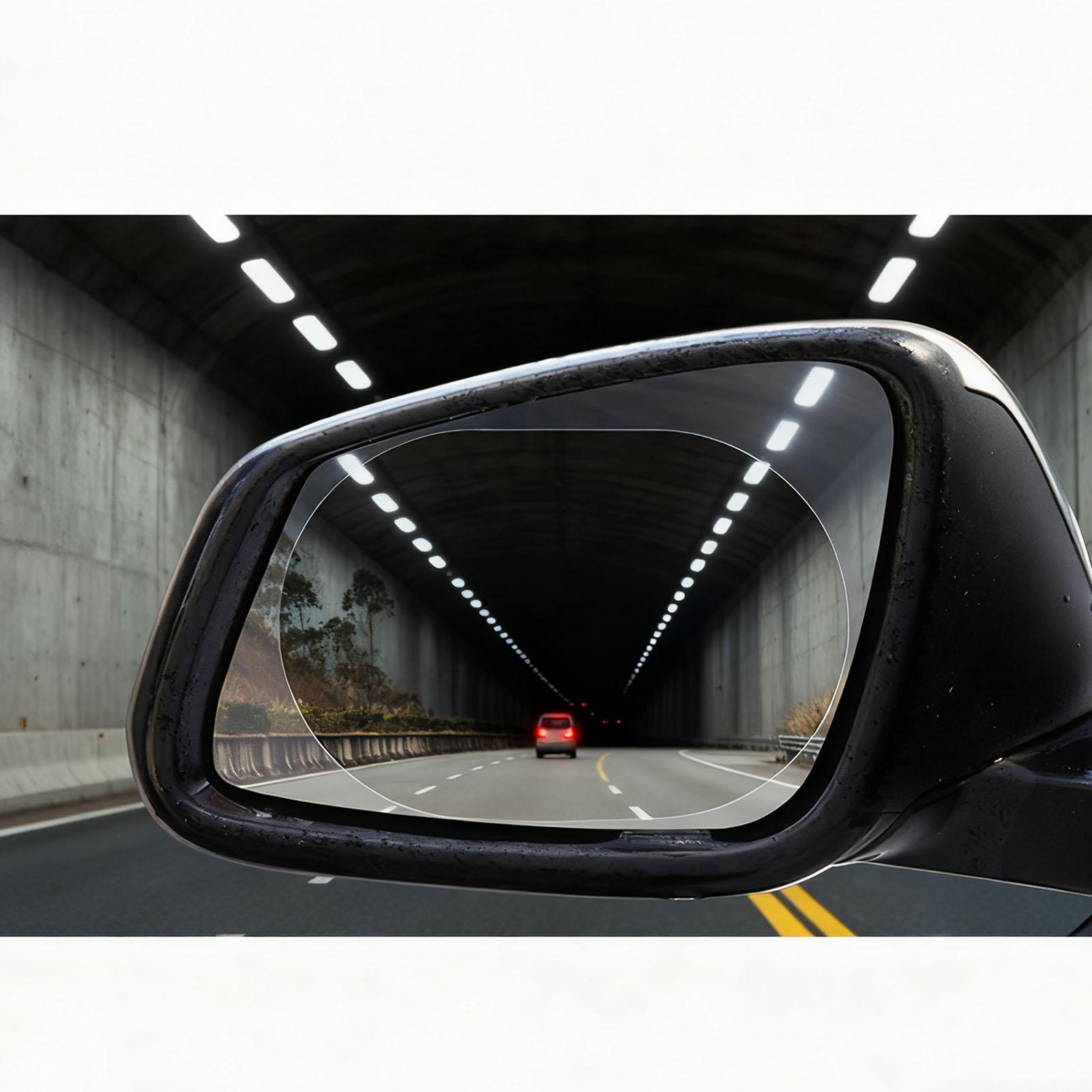 

Rearview Mirror Rainproof Film Clear Coating HD Anti Waterproof PET for Safe Driving