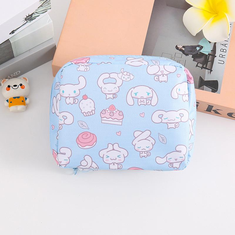 Snoopy Doraemon Hello Kitty Cinnamoroll Vzor Přenosná taška na uložení kosmetiky Pro dívky a cestování