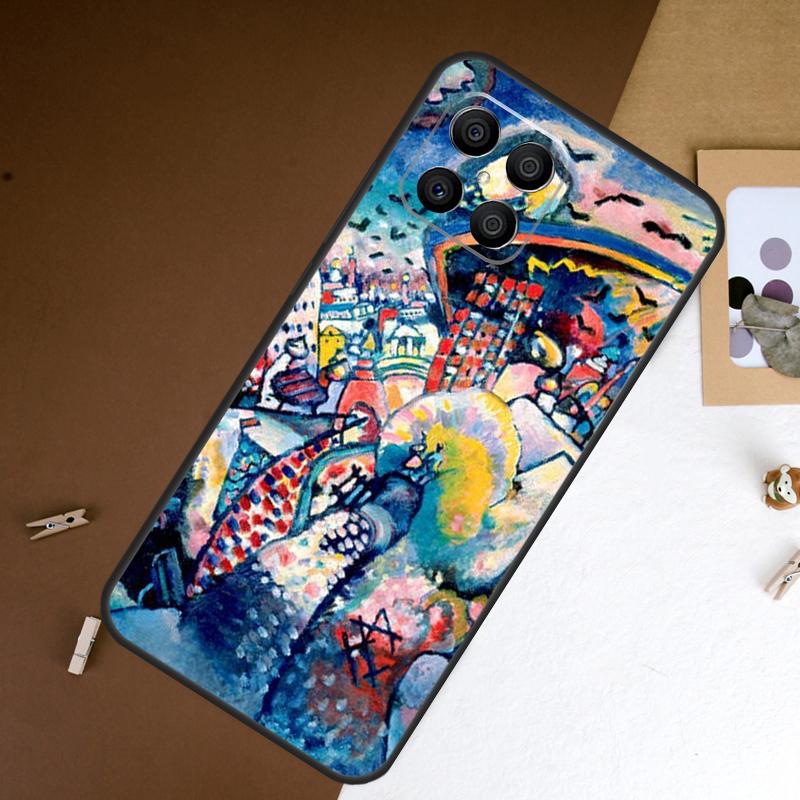 Wassily Kandinsky Abstract Artistic Case For Honor 200 Pro 400 50 70 90 X9a X9b X9c X9d X8b X8c Win Magic 7 Lite 5 6 8 Pro Cover