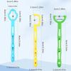 3PCS Tongue Tip Trainer Tongue Exercise Tool Training Speech Pronunciation Swallowing Tongue Curling Rehabilitation Exerciser