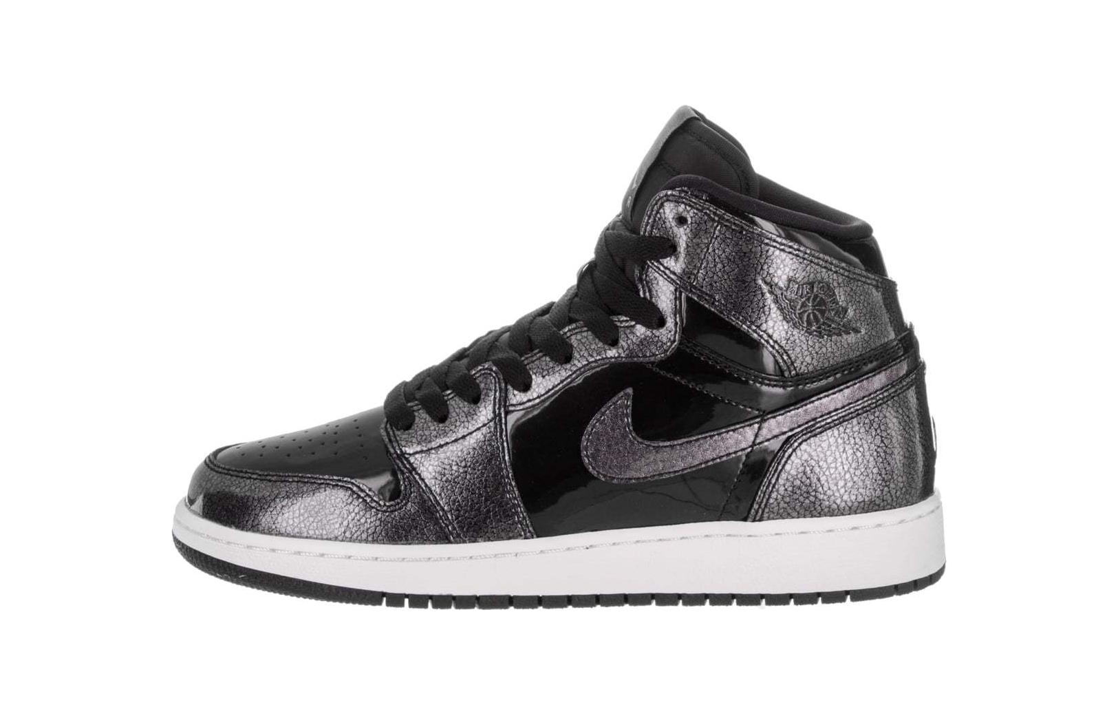 Jordan 1 Retro High Black Patent GS 705304-017 21