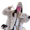 Imitation Mink Velvet Long Loose Thickened Fur Integrated Suit Collar Imitation Leather Coat Women's Winter Light