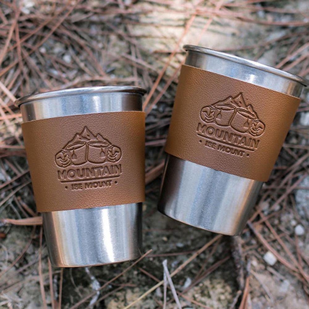 Cup Heat Insulation Cover Protective Cover Cup Sleeve Leather Cup Cover Stainless Steel Cup Sleeve