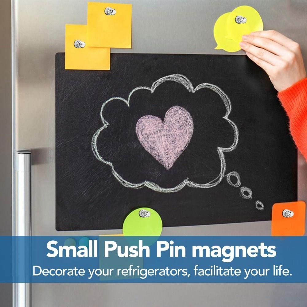 10Pcs Durable Whiteboard Magnets Powerful Sucker Thumbtack High Quality Magnetic Push Pins  Office