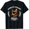 World's Coolest Dog Dad Papa - Men Bengal Cat T-Shirt