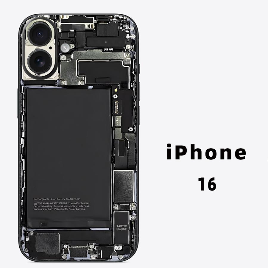 

Для iPhone 11 12 13 14 15 16 Pro Max SE X XS XR 6 6S 7 8 Plus Демонтаж мобільного телефону Задня плівка Наклейка iPhone 16
