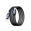 100W Fast Charging Braided Cable Compatible with Apple, Honor, Huawei - Bright & Colorful Design