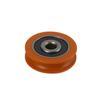 High Quality 6*29*8Mm Orange U Groove Bearing U-Shaped Bearing Wheel Pom Pulley Guide Roller Wheel For Door Window Drawer Pulley