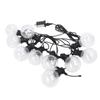 LED Ball String Lights 10LEDs G50 Copper Wire Bulb Colorful Die Casting Lamp  Waterproof Outdoor
