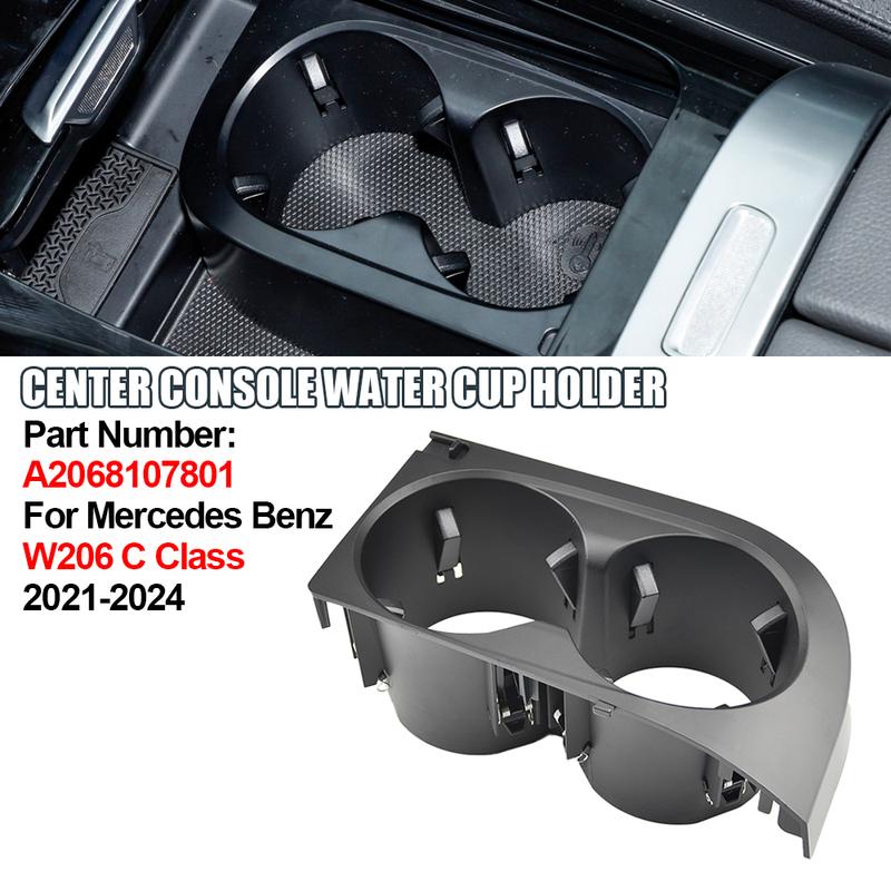 Car Center Console Water Cup Holder Accessories For Mercedes Benz W206 C Class -2024 A2068107801