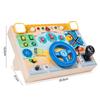 Wooden Multifunctional Children's Car Dashboard Toy Suitable For Role-Playing Fine Motor Skills And Cognitive Development