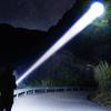 New Digital ABS Flashlight with Strong Light Zoom, Long-lasting Camping LED Light Outdoor Portable Searchlight