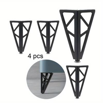 4pcs Feet Replacement for Cabinet Dresser DIY Furniture Legs Heavy Duty Metal Furniture Feet Sofa Cabinet Table Legs Cabinet Legs Couch