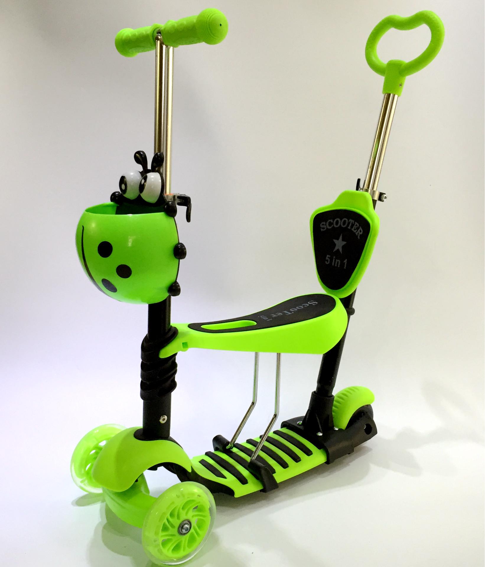 

Детский самокат три в одном: Сидит, едет и плавно скользит для детей от 2 до 8+ лет