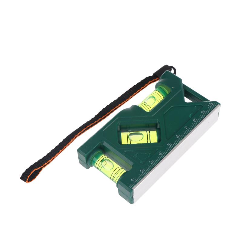 1Pcs Home Portable Magnetic Level Gauge Mini Level Gauge High-Precision Horizontal Vertical Measure Metric Ruler Protractor
