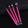 1Set Pottery Dots Sculpture Tool Stainless Steel Polymer Clay Shape Pen Metal Ball Clay Carving DIY Ceramics Decorating Tools