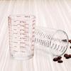 Multipurpose Heat Resistant Glass Jigger Multifunctional Glass Measuring Cup with 120ml Capacity for Cooking and Baking