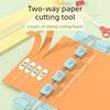 Paper Cutter Circle Corner Cut line cut Mini Press Hand Plastic Rotary Students Hand Table Cutting Paper Cutter Craft Projects