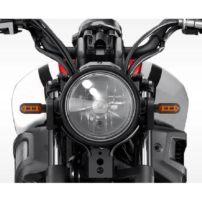 Motorcycle Mini LED Turn Signal Lights Amber Flowing Directional Signal Lamp Intermitentes Moto For Kawasaki Yamaha Cafe Racer