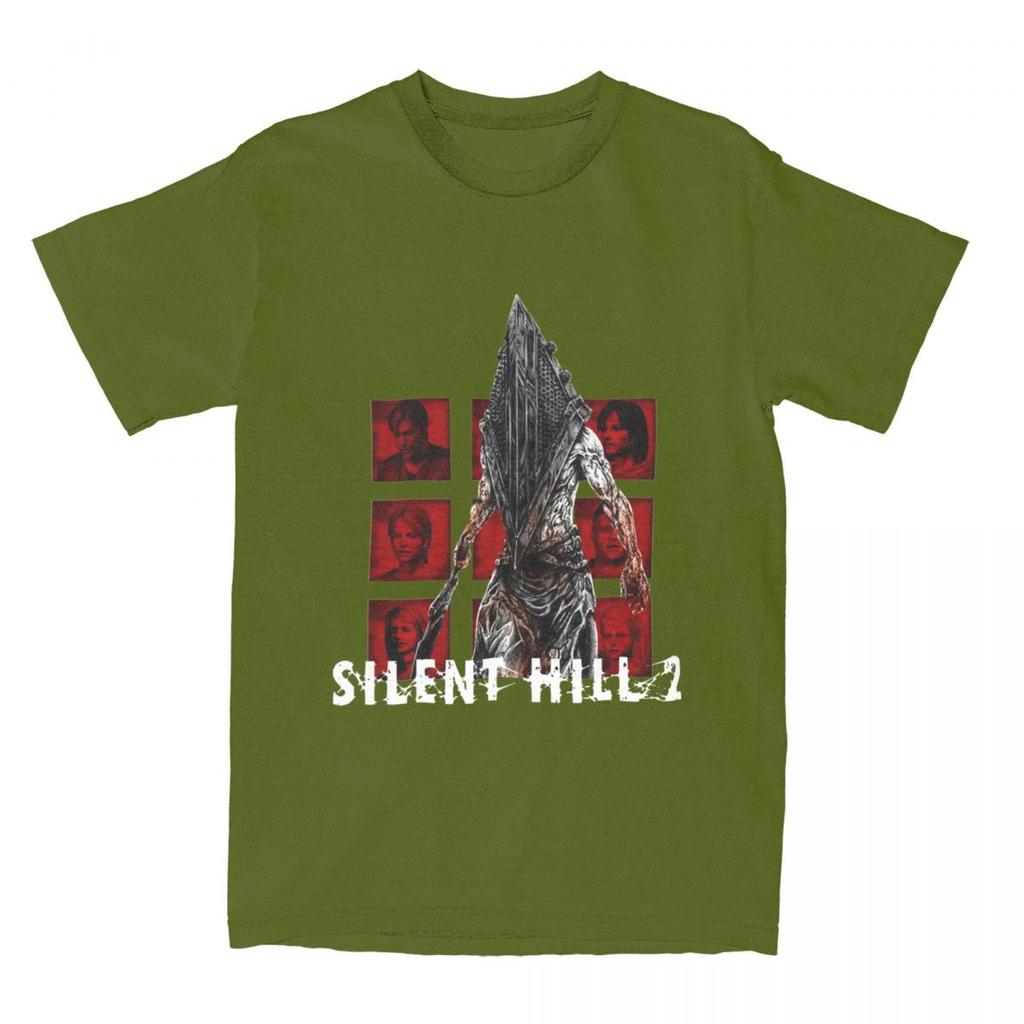 Silent Hill 2 Horror Pyramid T-shirt Spel Trendy Coole T-shirts Korte Mouw Grappige Tops Zomer Puur Katoen Ronde Hals 6XL T-shirts