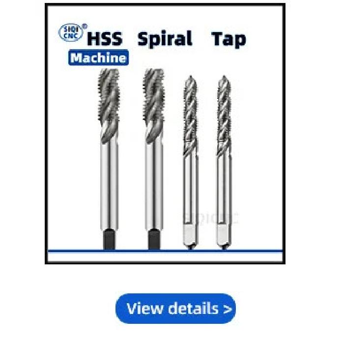 SIQICNC Right HSS Machine Plug Metric Screw Tap Drill Thread Tool M2 M3 M4 M6 M7 M8 M10 M12 M14 Hand Tools