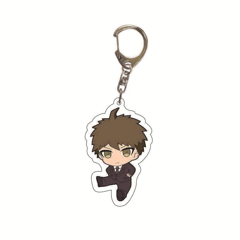 Danganronpa Monokuma, Makoto Naegi & Junko Enoshima Acrylic Keychain Charm Figure Custom