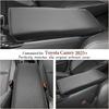 Car Center Console Armrest Storage Box Leather Cover Pad Black PU Leather Protection US Version For Toyota For Camry 2025 2026