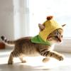 Pet Costume Warm Pet Corn Hat Cute Comfort Cat Head Cover Soft Funny Pet Headgear Training