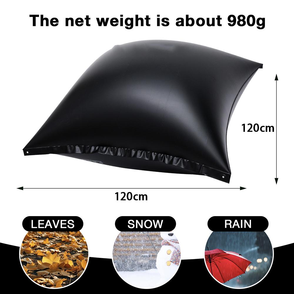 Pool Air Pillow for Winterizing Above Ground Pools 120 by 120cm with 2 Ropes Keeps Covers Elevated To Prevent Damage
