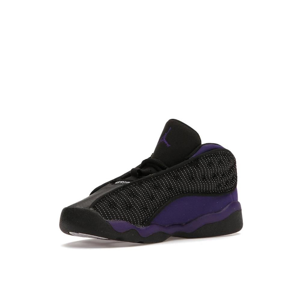 Air Jordan 13 Retro TD Court Purple Baby Sneakers Black White 414581-015