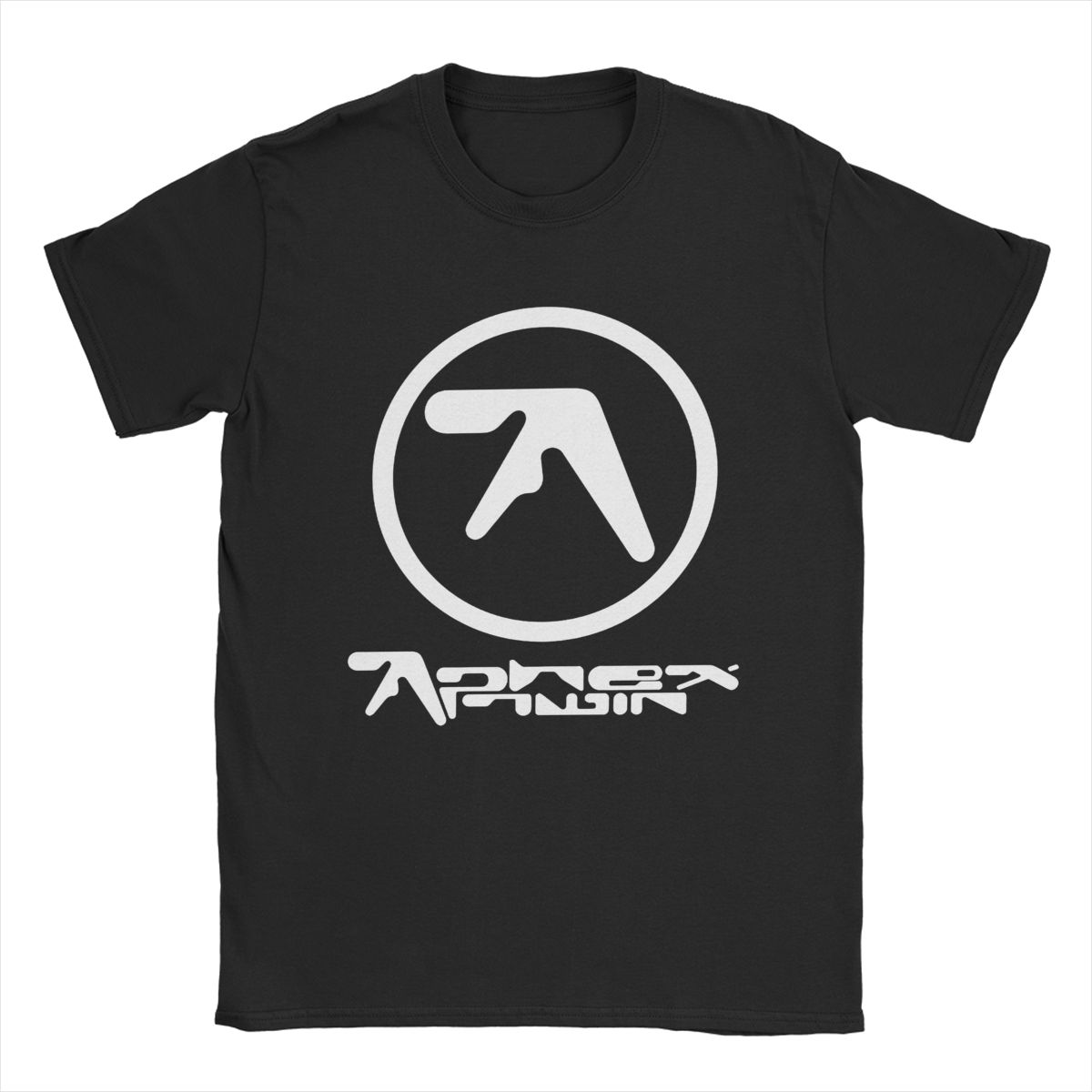 BenberFashion Aphex Twin T-shirt voor Heren Puur Katoen Vintage T-shirts Ronde Hals T-shirts Korte Mouw Kleding Verjaardagscadeau L