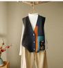 Women's 2023 Retro Loose Knit Vest Cardigan Sweater Shawl for Spring and Autumn