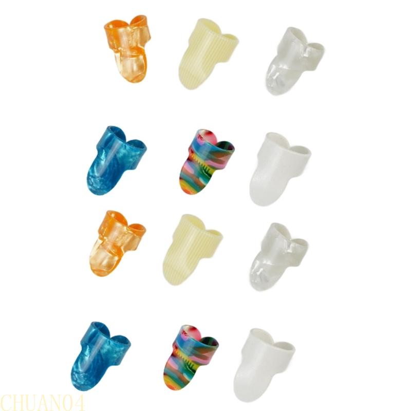 A1A2 12Pcs Flat Thumbpicks Guitar Plectrums Picks Finger Picks for Fingerstyle Acoustic Guitar Banjo or Ukulele Enduring