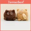 White Bunny Plush Keychain Cute Rabbit Toy Short Fur For Bags And Keys 12cm