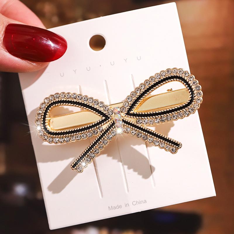 Elegant Rhinestone Hairpins Women Girls Pearl Hair Clips Pins Barrettes Accessories BB Hairclip Hairgrip Headdress