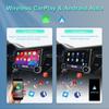 Dingwei TS18 10-inch 4G Wireless CarPlay Android Navigation System with Universal Knob Control