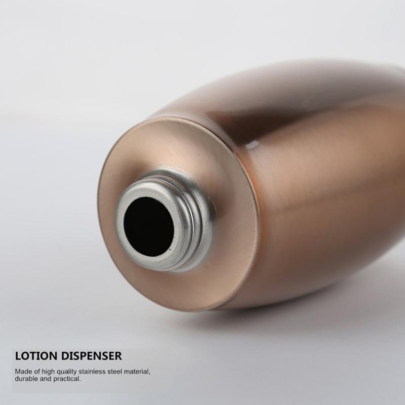 1 pcs. Home stainless steel soap travel bottle (rose gold) | Liquid soap dispensers