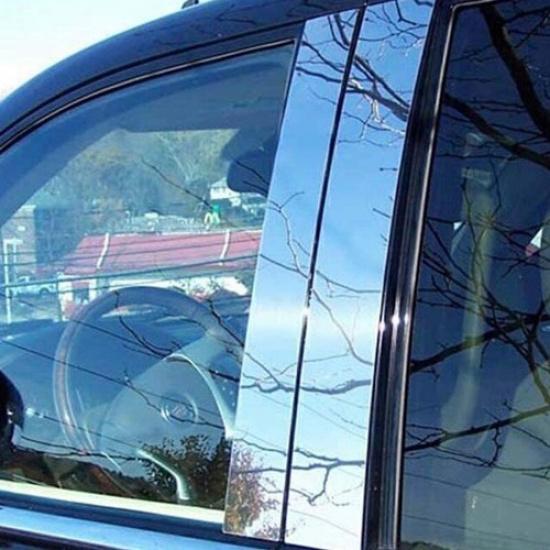 Fits 2007-2014 Cadillac Escalade/ESV/EXT SUV 4pcs Chrome Pillar Posts Door Trims