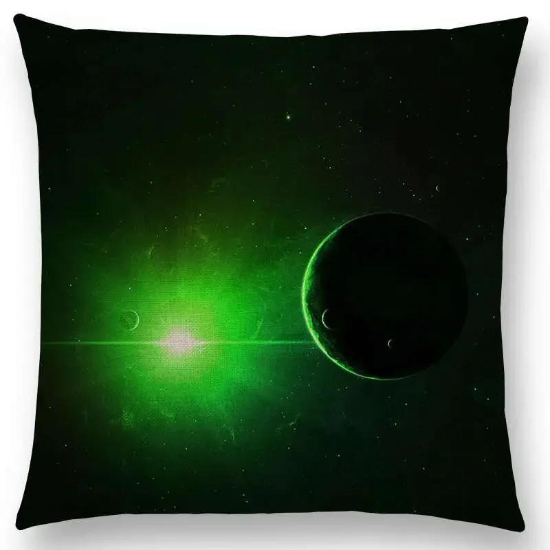 

Красивые Планеты Наволочка Космический Домашний Декор Наволочка для диванной подушки Эстетичная наволочка Housse De Coussin 66x66cm