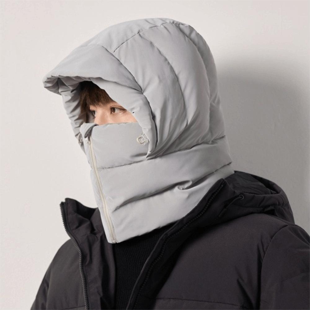 Cold Resistant 3-in-1 Winter Cycling Hat Windproof Lei Feng Hat Warm Scarf Face Mask  Outdoor